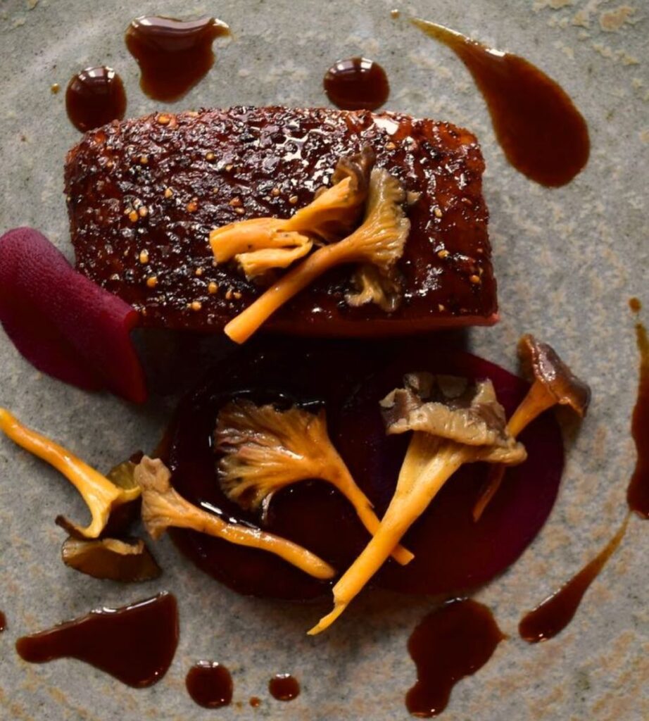 Adam Reid at The French Manchester dish
