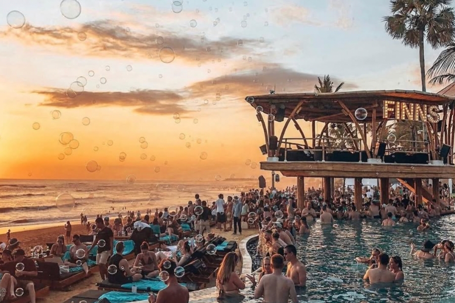 Sunset At Finns Beach Club 