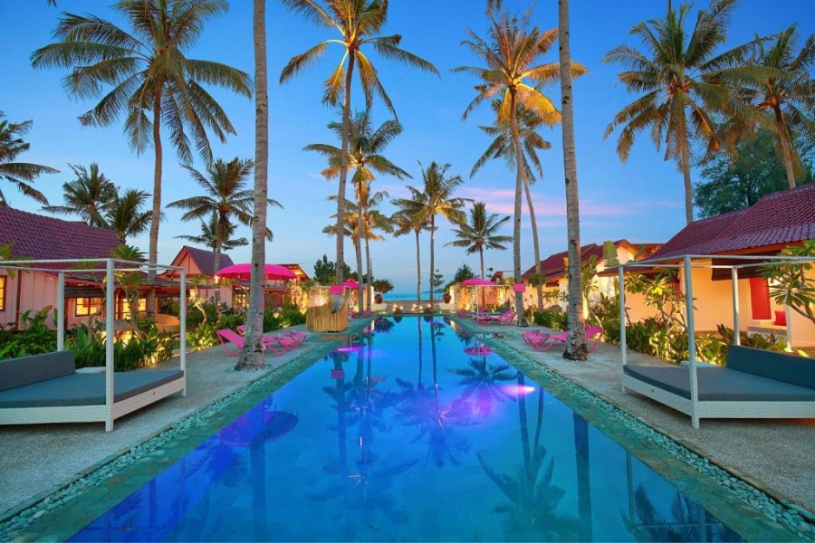 Pink Coco Gili Air Pool Pink Coco in Gili Air With Constant Surprises and For Cool Adults Only