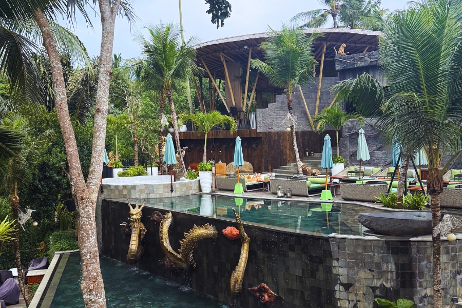 The Jungle Club Near Ubud With Infinity Pools and Jungle Views 