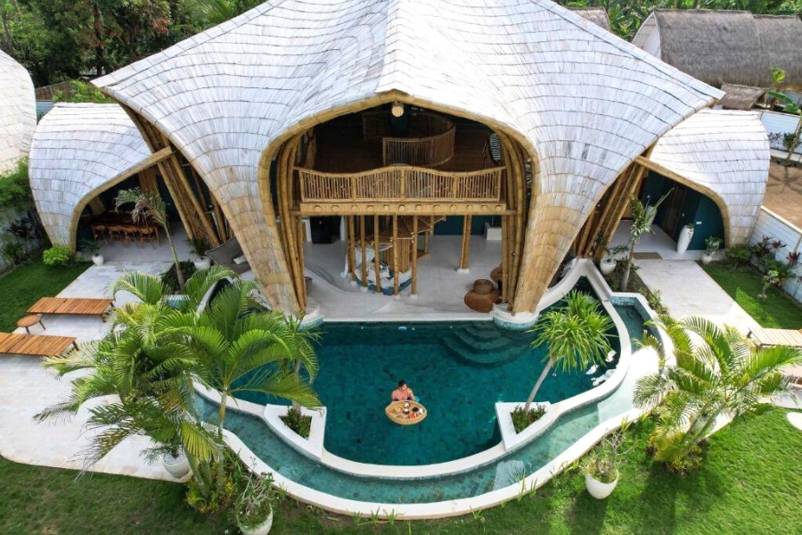 Villa Tokay Gili Air Unique architecture of Villa Tokay On Gili Air