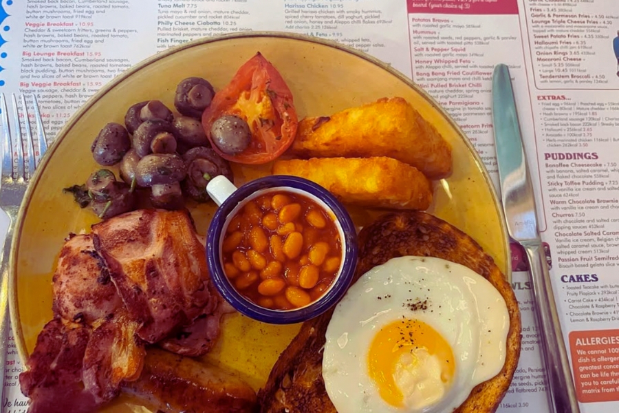 Breakfast At Faro Lounge in Lichfield