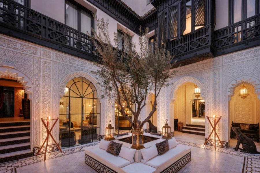 Gorgeous Courtyard at  Riad Kheirredine Marrakech