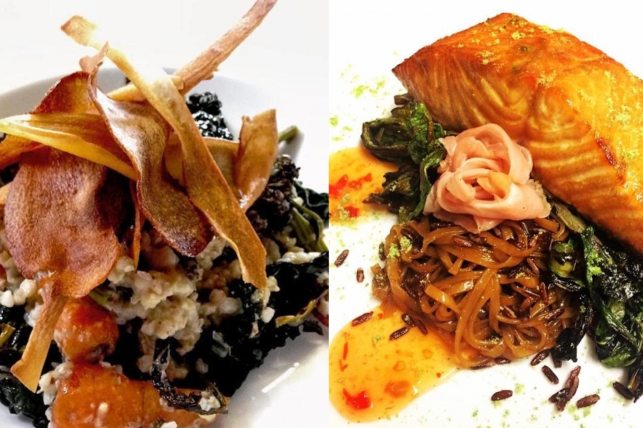 Food at the Gastro Pub at The Holford Arms, Knockdown