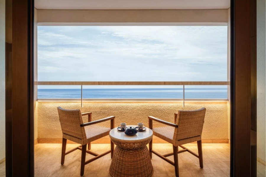 View from a room at Bali Beach Hotel Sanur