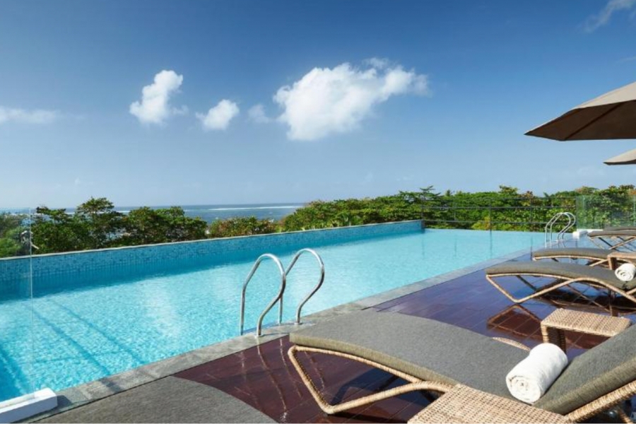 View from the pool at Holiday Inn Bali Sanur