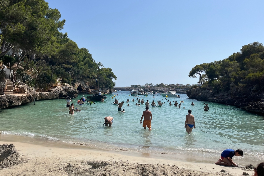 Cala Serena near Cala D'or in Mallorca 