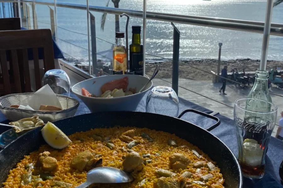 Paella at Restaurant El Portet Moraira